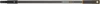 A product shot of a graphite handle for a garden tool. Produktbild-Vorschau