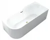 Corciano Vorwandbadewanne Pula Rechts 180x80 Weiß | Produktbild-Vorschau 6