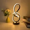 LED Tischlampe Spiral Design, für Schlafzimmer, Büro, Produktbild-Vorschau 7