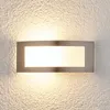 Lindby Außenwandlampe Raja, 25cm breit, Edelstahl, IP44, Produktbild-Vorschau 3