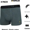 Caterpillar 4 Pack Boxer Herren Baumwolle SchwarzXL Produktbild-Vorschau 3