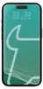 A smartphone screen displaying the time and date, with a stylized graphic overlay. Produktbild-Vorschau