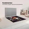 KitchenYeah© Herdabdeckplatte Kräuter - Löffel - Gewürze - Produktbild-Vorschau 3