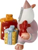 A ceramic figurine of a cat with gifts. Produktbild-Vorschau