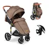 Wózek dziecięcy Summer Baby SEMPRE brązowy z kołami EVA i Podgląd zdjęcia produktu 8
