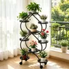 Portafiori in Metallo da 120 cm con Ruote – Scaffale per Anteprima dell’immagine prodotto 7
