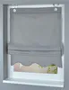 Raffrollo Ösenrollo Olivia grau Breite 60 cm x Höhe 140 cm, Produktbild-Vorschau 2
