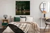 MuchoWow® Poster Reiher - Wald - See 100x100 cm - Produktbild-Vorschau 4