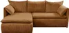 Ecksofa mit Schlaffunktion - Ecke links - Feincord - Produktbild-Vorschau 1