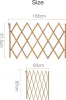 Hundeabsperrgitter Holz Natur verstellbar Hunde Gitter Holz Produktbild-Vorschau 2
