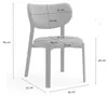 Calicosy - Set di 2 sedie in tessuto con gambe in effetto Anteprima dell’immagine prodotto 7