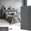 Set da 4 pannelli imbottiti parete STEGU rettangolare 60x30 Anteprima dell’immagine prodotto 3