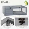 PawHut Maison enclos cage habitat pour petit animal tortues Voir les images du produit 6