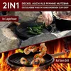 Gusskönig Dutch Oven 9 l ohne Füße 2in1 mit Deckelheber, Produktbild-Vorschau 5