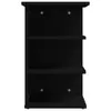 vidaXL Étagère d'appoint noire 35x35x55 cm Bois composite Voir les images du produit 6