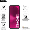A product image showcasing a phone screen protector with various feature icons and text. Produktbild-Vorschau