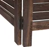 A close-up view of a wooden room divider hinge. Podgląd zdjęcia produktu