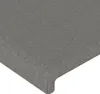 Kopfteil Dunkelgrau 80 x 5 x 118/128 cm Stoff Produktbild-Vorschau 4