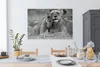 MuchoWow® - Leinwandbilder - Löwin mit Jungtier - schwarz Produktbild-Vorschau 5