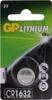 GP - CR1632 Pile bouton au lithium 3V 1pk Voir les images du produit 5