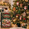 3D 24denní Vánoční Brick Ozdoba Adventní Kalendář 24 Náhled obrázku produktu 5