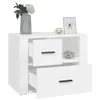 vidaXL Stolik nocny biały 60x36x45 cm materiał Podgląd zdjęcia produktu 5