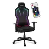 Huzaro Combat 6.2 Black RGB | LED osvětlení Herní židle Náhled obrázku produktu 2