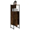 Badschrank Räuchereiche 33x33x120,5 cm Holzwerkstoff 842468 Produktbild-Vorschau 1