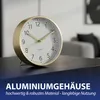 Wanduhr gold Ø15x4cm Aluminium Küchenuhr Dekouhr Uhr Produktbild-Vorschau 4