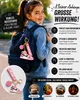 Sneaker-Rucksackanhänger Bag 6cm mit Basketball & Karabiner Produktbild-Vorschau 3