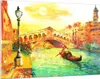 Bilder auf glas - Venedig Gondel - 120x80cm - Glasbilder - Produktbild-Vorschau 1