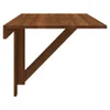 vidaXL Table murale pliante marron imitation chêne Voir les images du produit 6