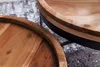 FineBuy Set di 2 tavolini da salotto in legno massello di Anteprima dell’immagine prodotto 5