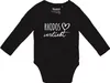 Huuraa Baby Body Rhodos verliebt 80 Black  Baumwolle Produktbild-Vorschau 1
