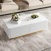 Merax Couchtisch mit 2 Schubladen und geriffelter Front, Produktbild-Vorschau 3