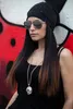 styleBREAKER Damen Beanie Mütze mit edler Strass-Nieten Produktbild-Vorschau 2