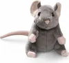 A plush toy mouse sits on a white background. Produktbild-Vorschau