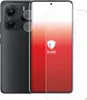 A black smartphone is shown next to a clear screen protector and camera lens protectors. Produktbild-Vorschau