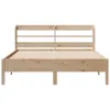 vidaXL Massivholzbett ohne Matratze 135x190 cm Kiefernholz Produktbild-Vorschau 4