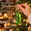 Weihnachtskugel Gurke 4er Set Christbaumschmuck Grün Produktbild-Vorschau 4