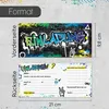 15 Graffiti Einladungskarten mit effektvollem Produktbild-Vorschau 2