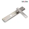 A modern door handle set with a long escutcheon plate, shown on a white background. Produktbild-Vorschau