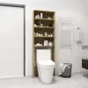 vidaXL Mobile per lavatrice in rovere Sonoma 64x24x190 cm Anteprima dell’immagine prodotto 9