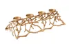 Eleganter Kerzenhalter ABSTRACT 60cm gold für 4 Kerzen Produktbild-Vorschau 8