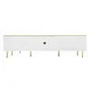 Merax Lowboard TV Schrank Marmoroptik Fernsehtisch mit 7 Produktbild-Vorschau 6