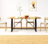 vidaXL Table de salle à manger en vieux bois massif 180 cm Voir les images du produit 2