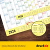XL Jahreskalender Wandkalender 2026 | DIN A1 | 5 Stück | Produktbild-Vorschau 3