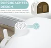 PawHut Katzentoilette Katzenklo mit Haube und Deckel Produktbild-Vorschau 4