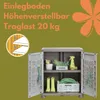 Gartenschrank Wetterfest Outdoor Kunststoff Schrank Produktbild-Vorschau 4