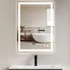 ZMH LED-spiegel voor de badkamer, dimbaar met verlichting, Productafbeelding-voorbeeld 9